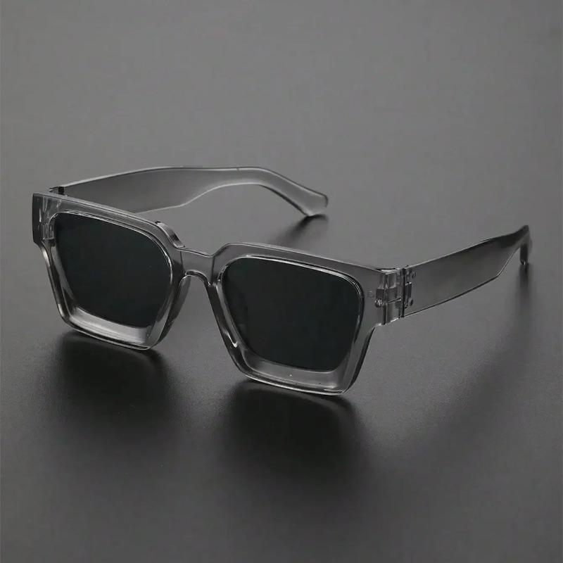 Photography Fashion - Unisex Plastic Fashion Square Frame Sunglasses