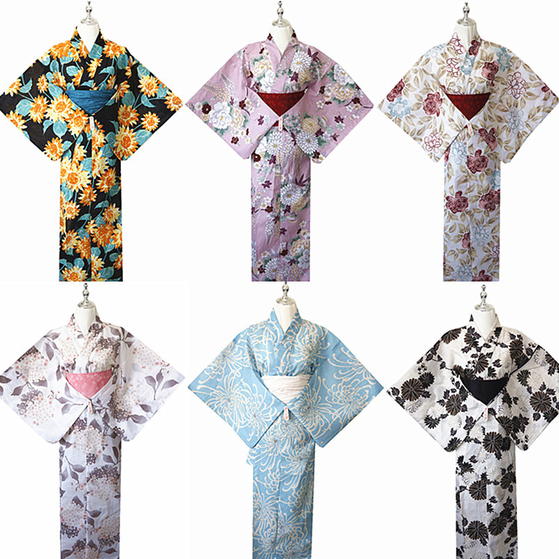 Photography Fashion - New Traditional Style Kimono Bathrobe Formal