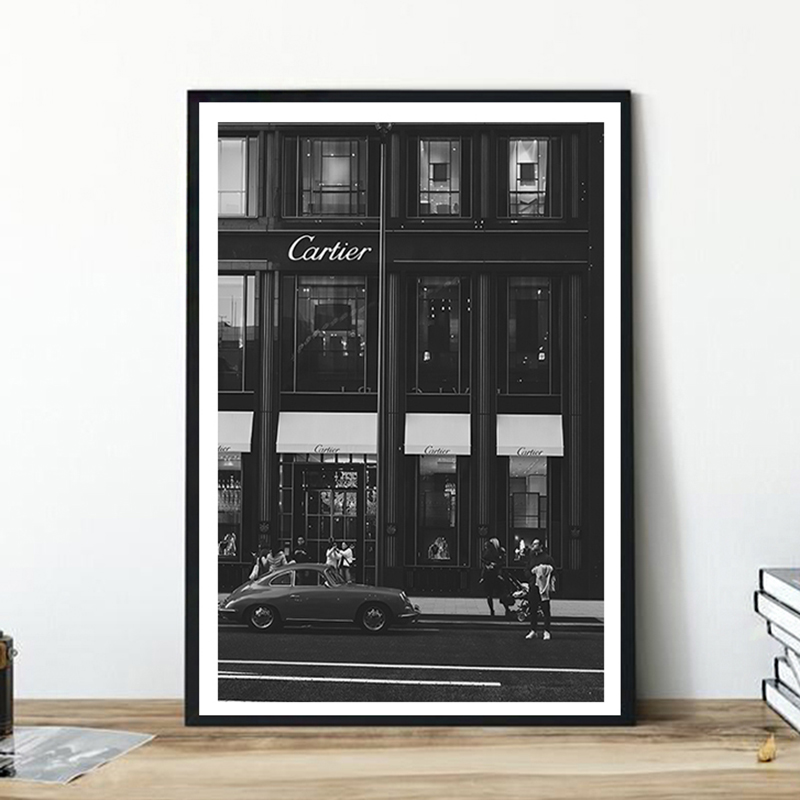 Photography Fashion - European Street Canvas Painting Fashion Black