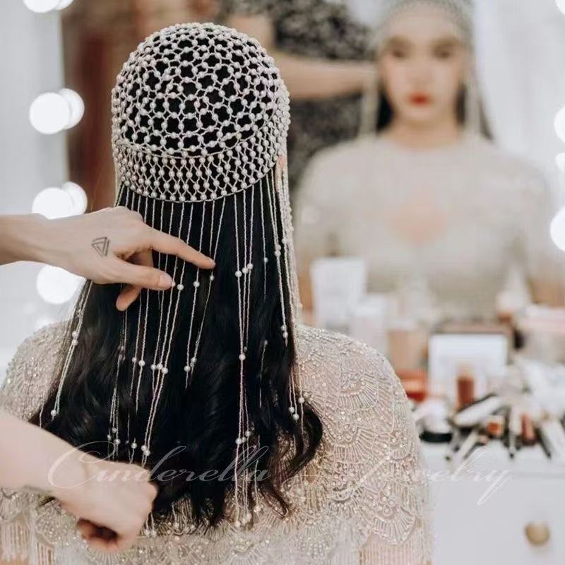 Vintage Handmade Beaded Pearl  - Photography Wedding recension och pris