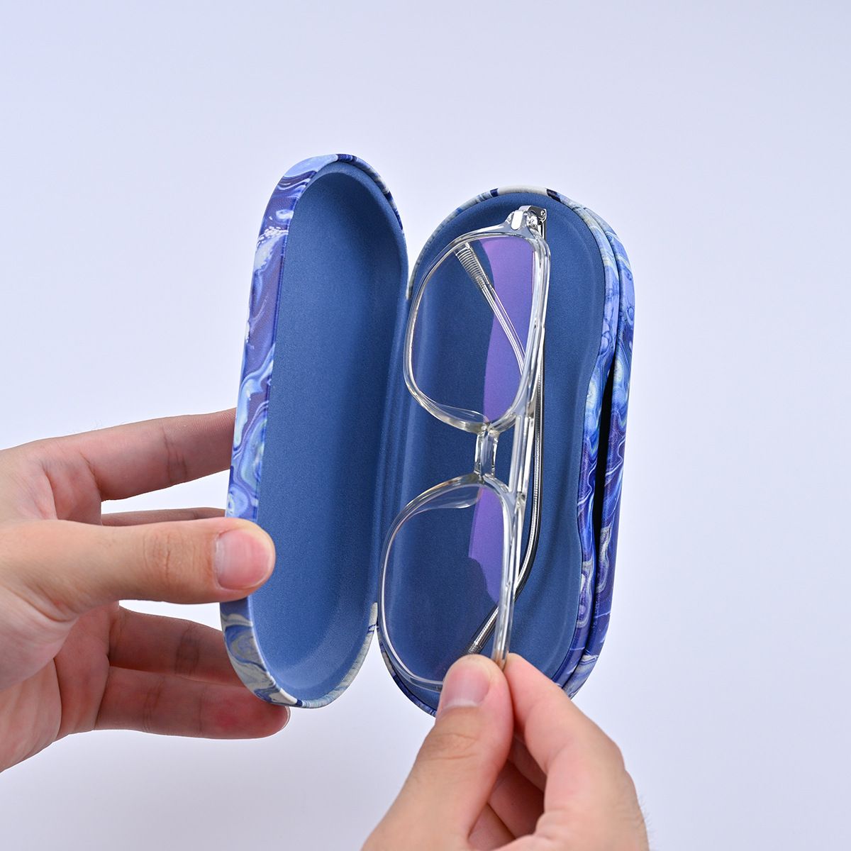 Two-in-One Frame Glasses Box P - Lens Case Pouch recension och pris