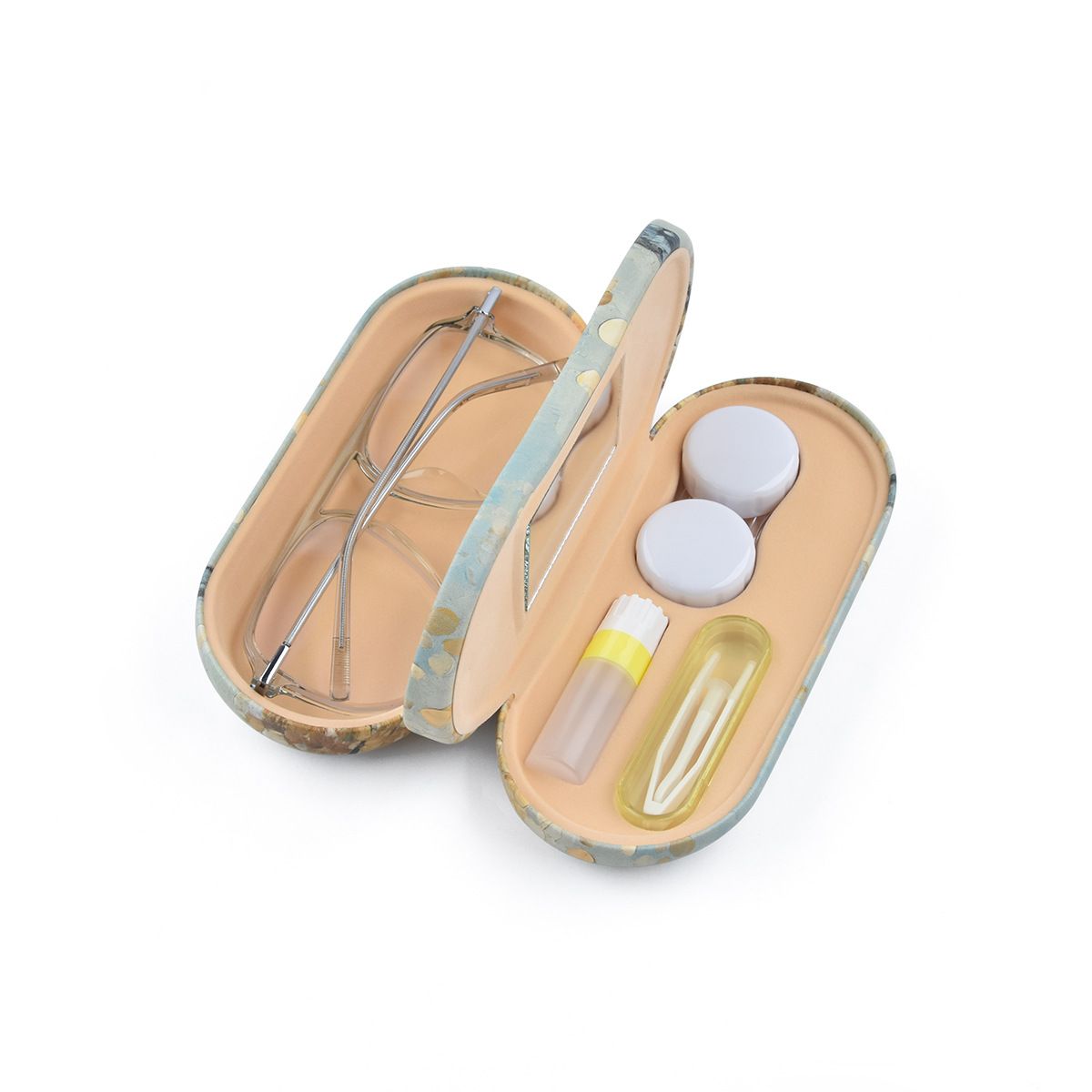 Two-in-One Frame Glasses Box P - Lens Case Pouch recension och pris