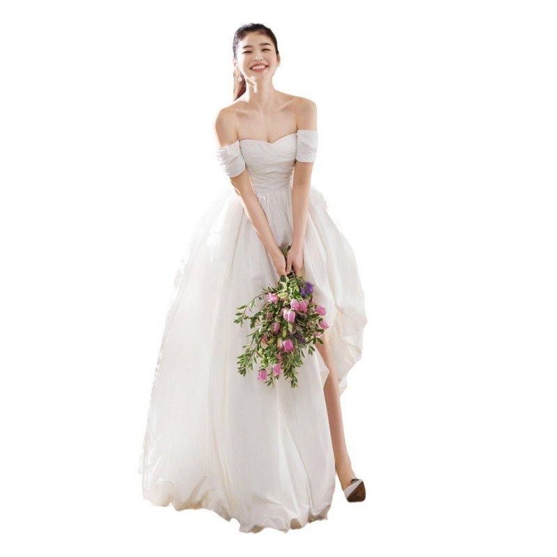 One Shoulder Strapless Simple  - Photography Wedding recension och pris