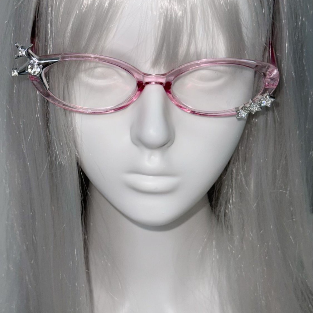 Y2K Star Rhinestone Cat Eye De - Photography Fashion recension och pris