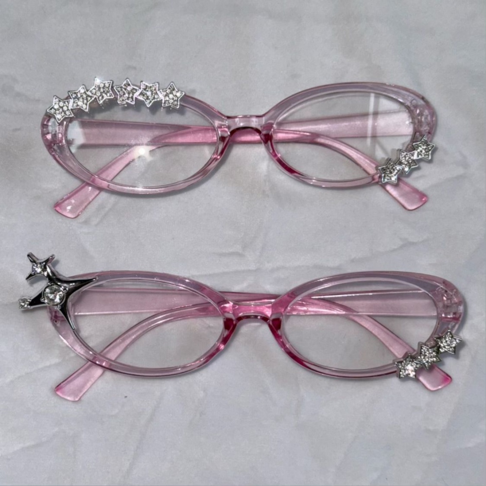 Y2K Star Rhinestone Cat Eye De - Photography Fashion recension och pris