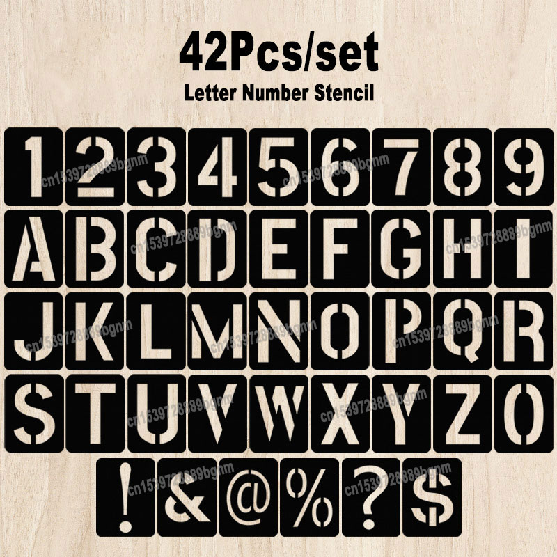 42Pcs Set Reusable Plastic Hol - Photography Font recension och pris