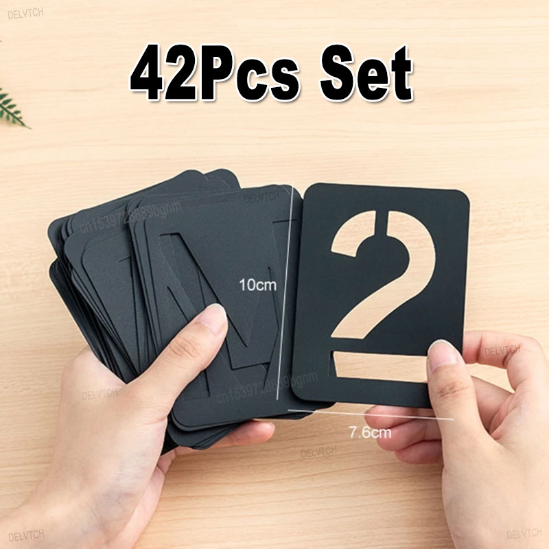 42Pcs Set Reusable Plastic Hol - Photography Font recension och pris