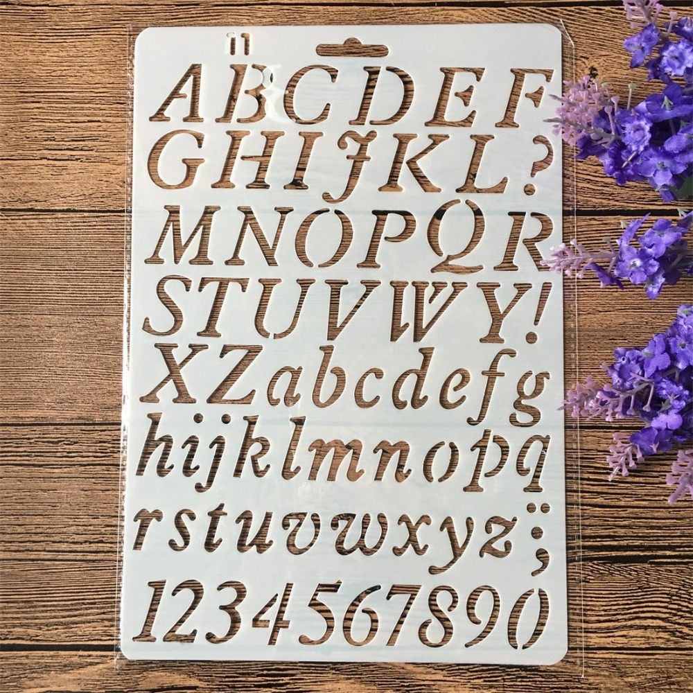 4Pcs/Set 26cm Alphabet Letters - Photography Font recension och pris