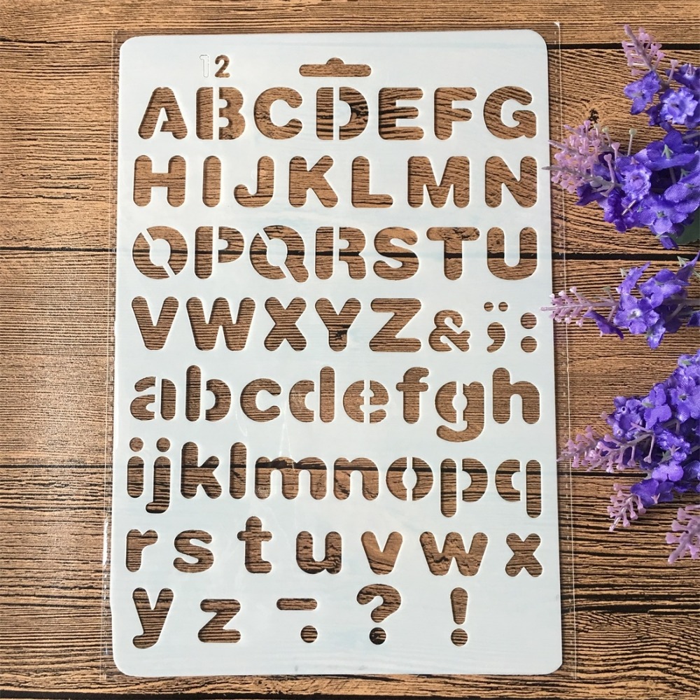 4Pcs/Set 26cm Alphabet Letters - Photography Font recension och pris