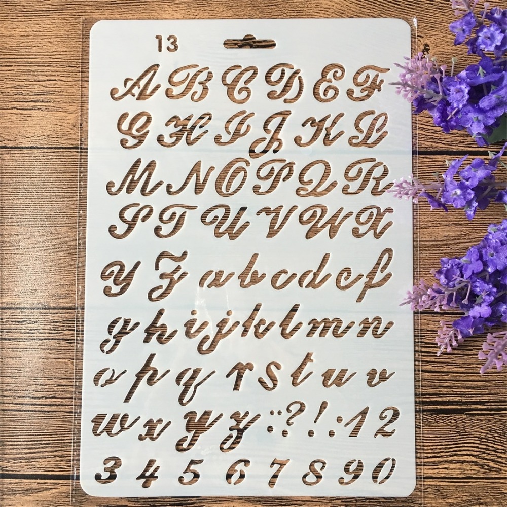 4Pcs/Set 26cm Alphabet Letters - Photography Font recension och pris