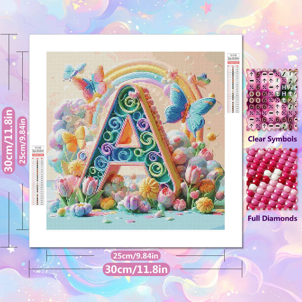 Huacan Diamond Painting Butter - Photography Font recension och pris