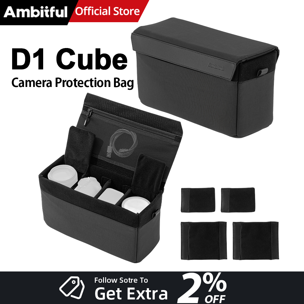 AMBITFUL D1 Cube Waterproof DS - Lens Case Pouch recension och pris