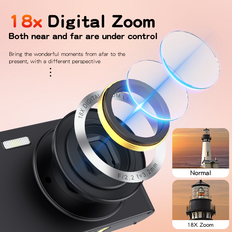 C6A 4K 64MP Digital Camera for - Photography Nature Images recension och pris