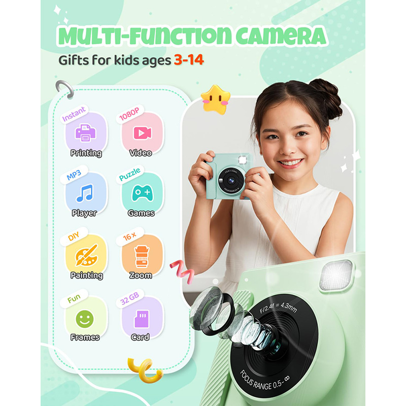 1080P Portable Digital Instant - Photography Nature Images recension och pris