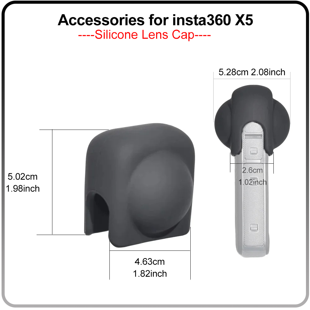 Lens Guards Silicone Protectiv - Lens Case Pouch recension och pris