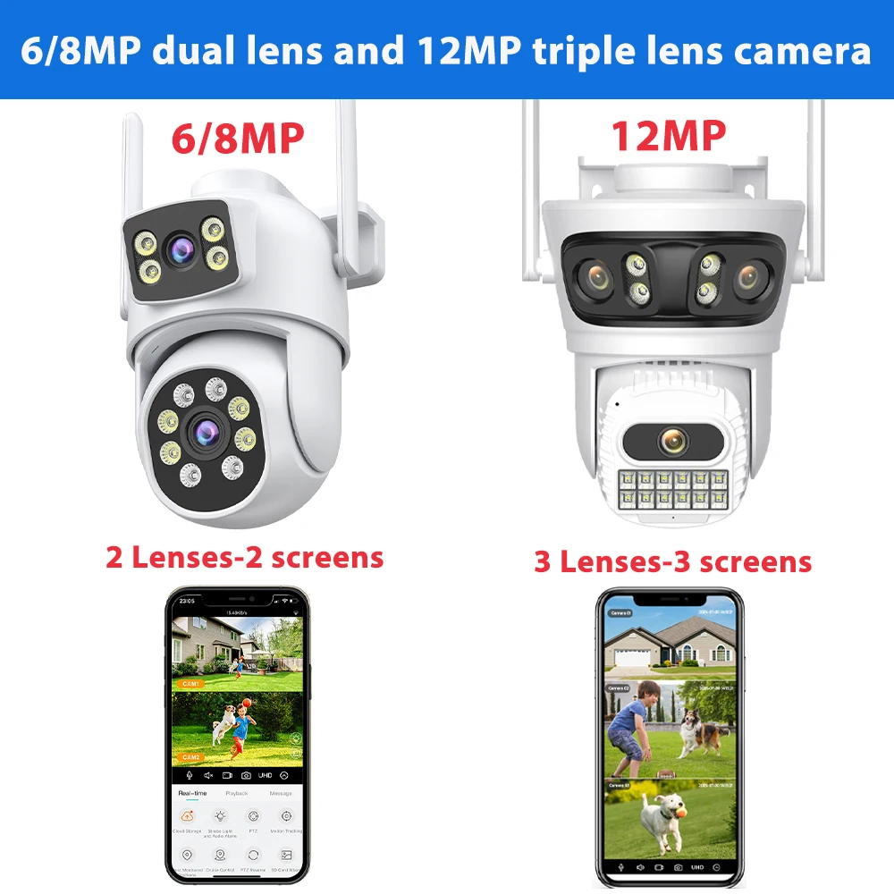12MP 6K Outdoor Wifi Camera IC - Photography Angles recension och pris