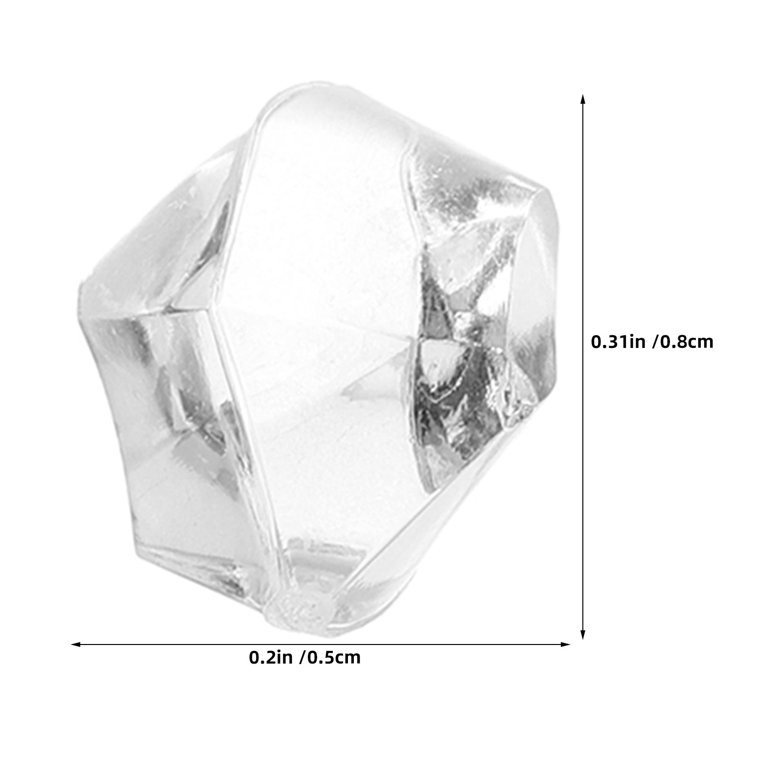 1000Pcs Clear Acrylic Fake Ice - Photography Wedding recension och pris