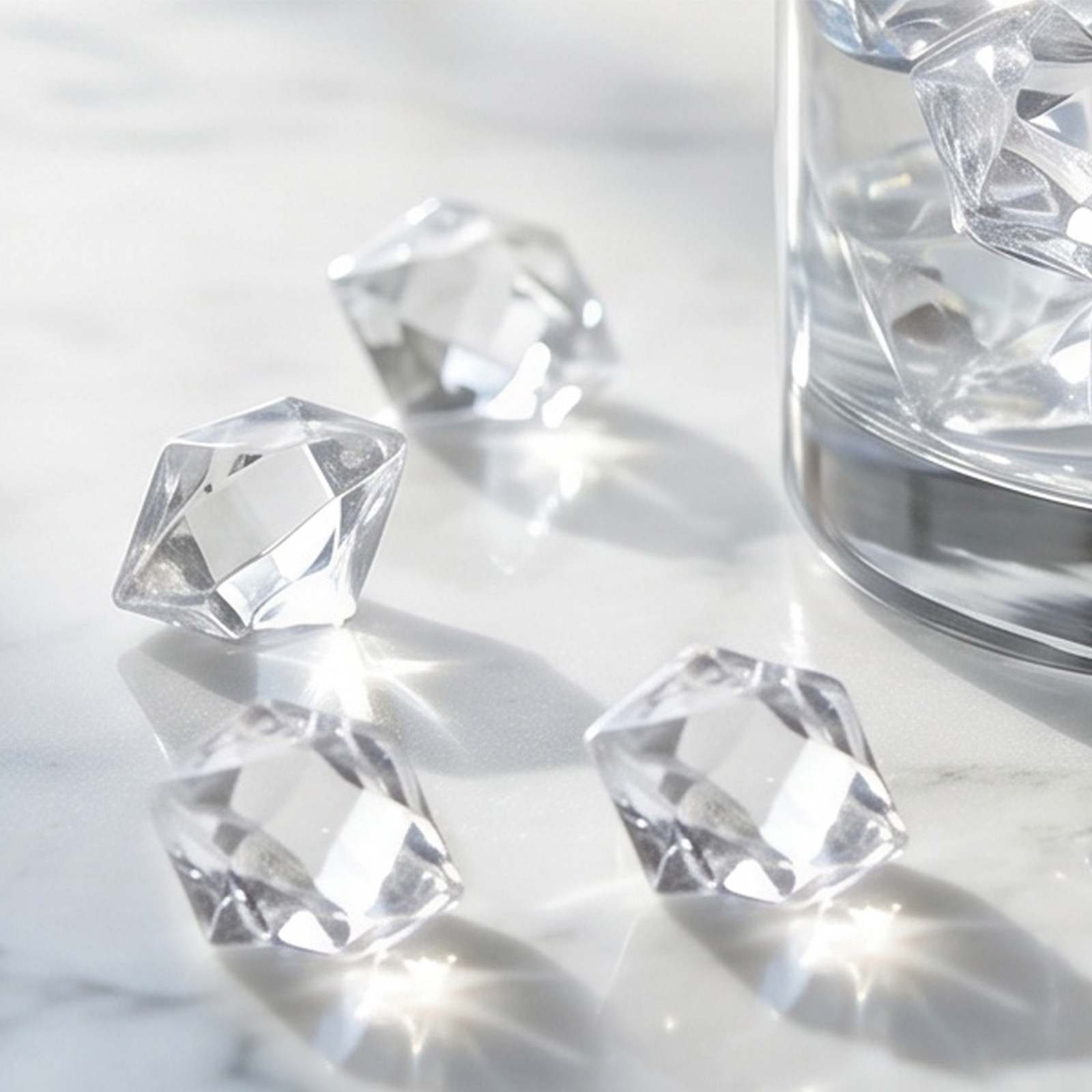 1000Pcs Clear Acrylic Fake Ice - Photography Wedding recension och pris