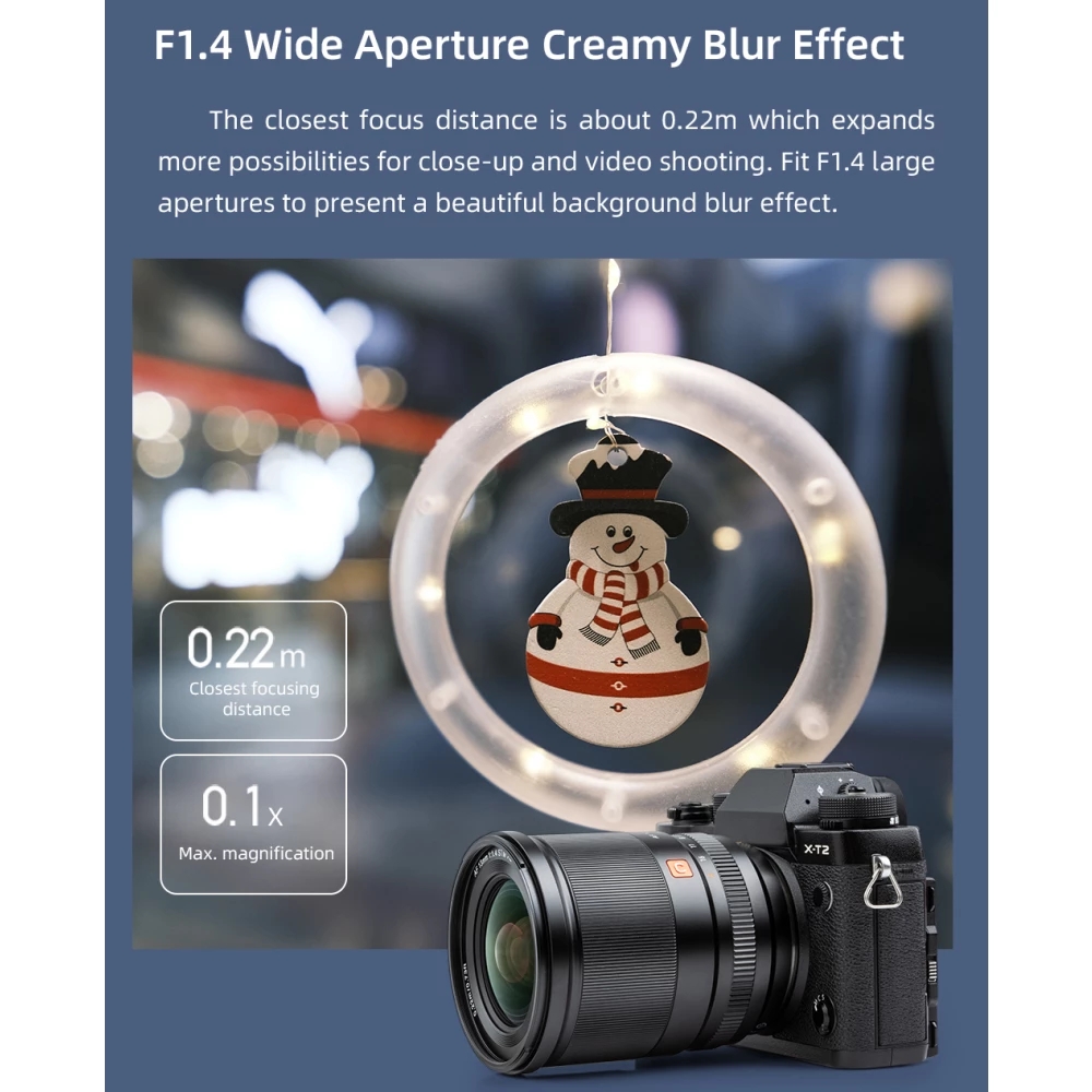 Viltrox 13mm Fuji X F1.4 Auto  - Fujifilm Camera X-T30 Ii recension och pris
