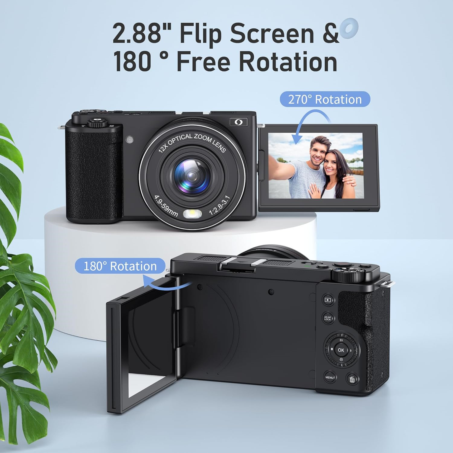 4K 64MP Digital Camera for Pho - Photography Nature Images recension och pris