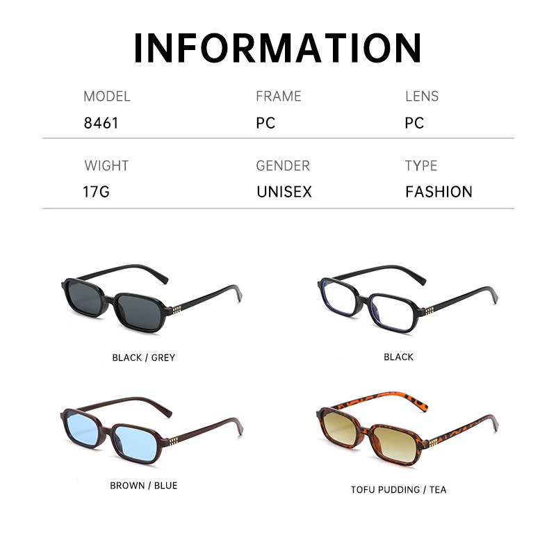 New Small Square Frame Sunglas - Photography Outdoor recension och pris