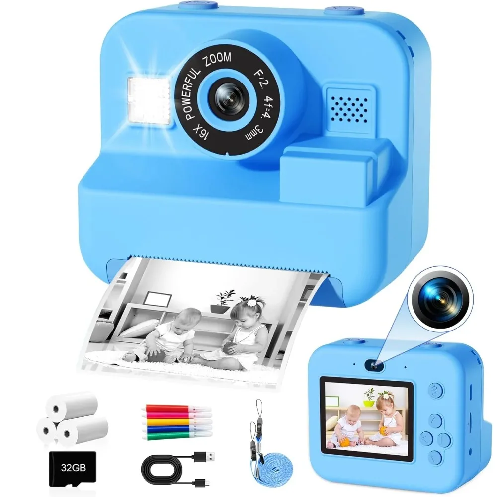 Kids Camera Instant Print 32G  - Photography Nature Images recension och pris