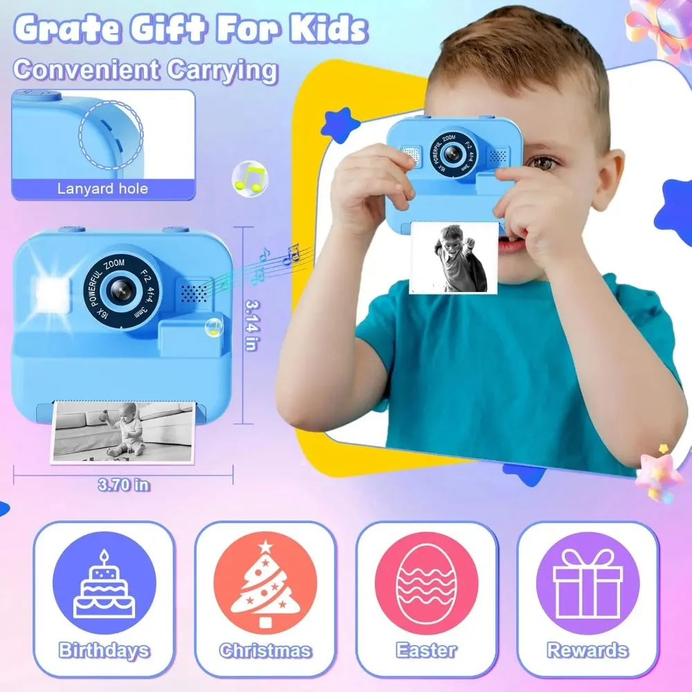 Kids Camera Instant Print 32G  - Photography Nature Images recension och pris