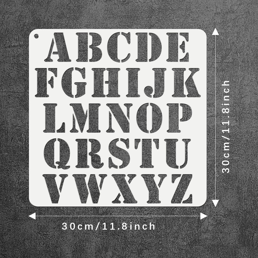 1PC 11.8inch A-Z Capital Lette - Photography Font recension och pris