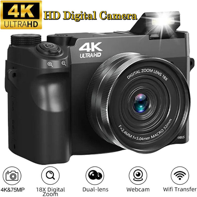 4K HD Digital Camcorder Dual C - Photography Nature Images recension och pris