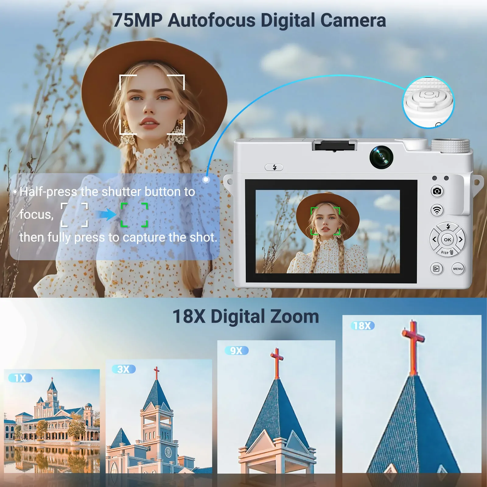 4K HD Digital Camcorder Dual C - Photography Nature Images recension och pris