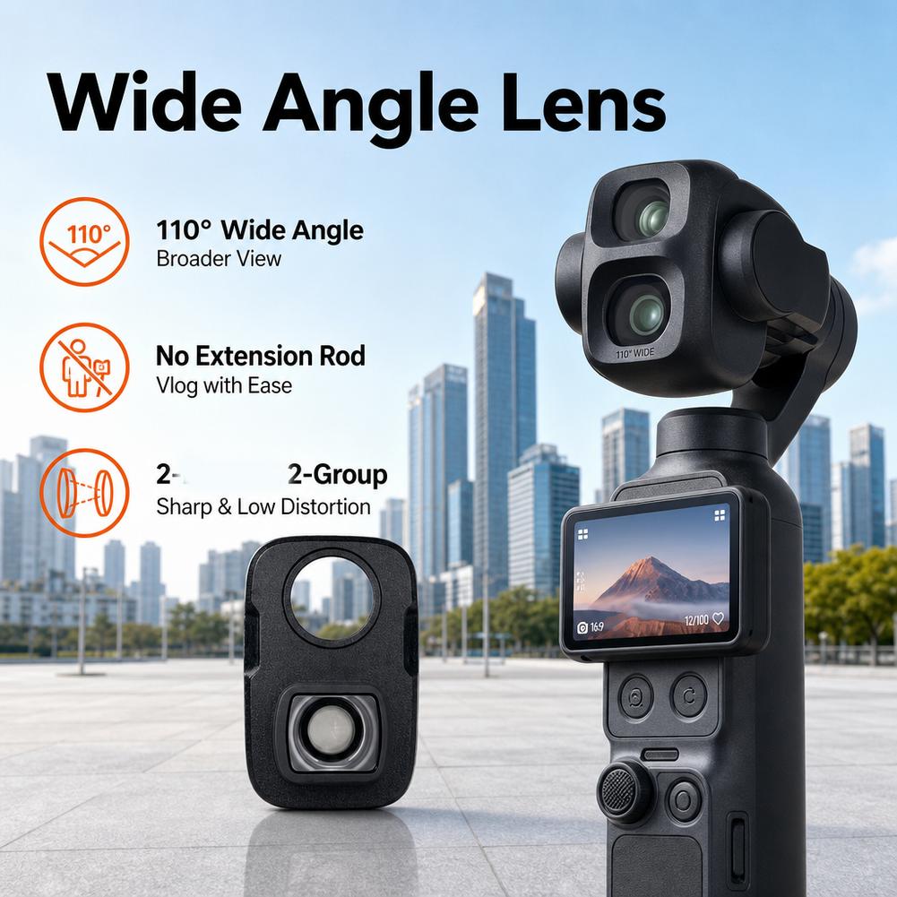 For Pocket 4 Wide Angle Lens F - Photography Angles recension och pris