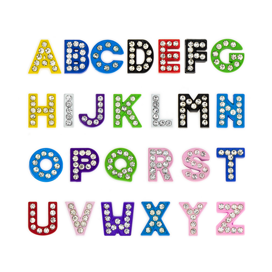 50PC/lot Hole 8MM Slide Letter - Photography Font recension och pris