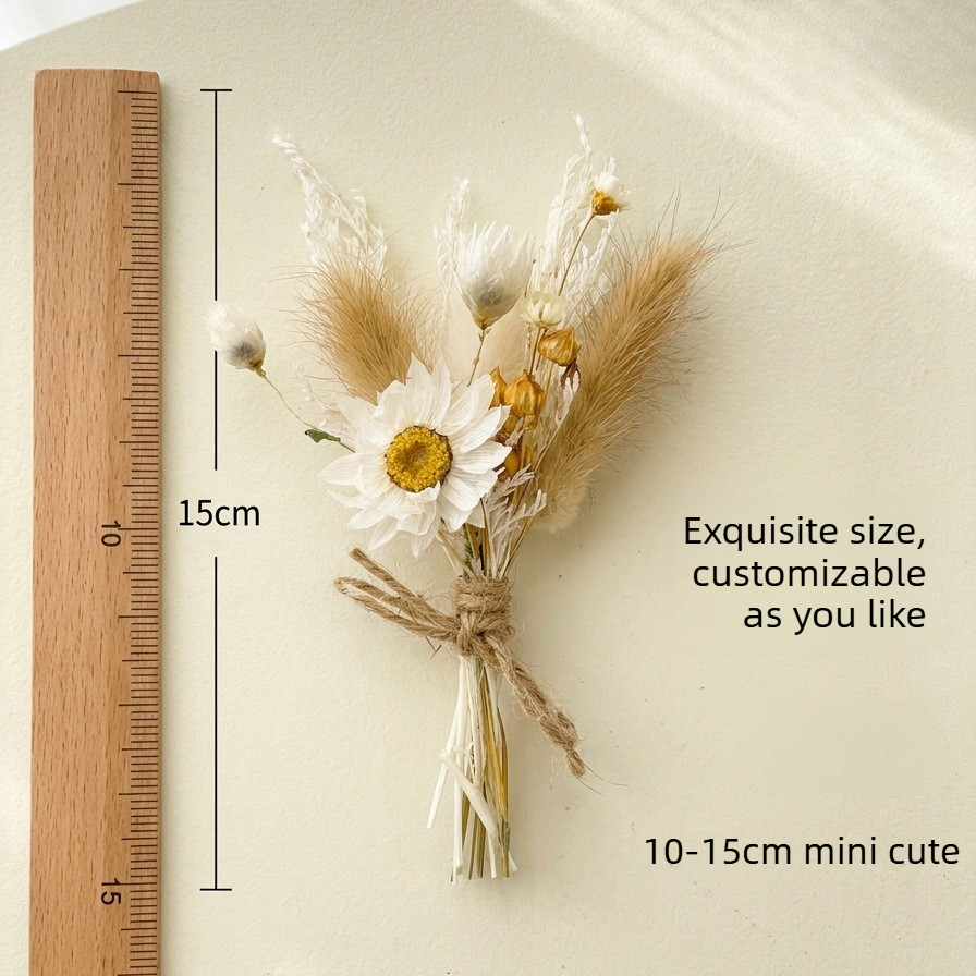 Mini Dried Flower Bouquet Natu - Photography Wedding recension och pris