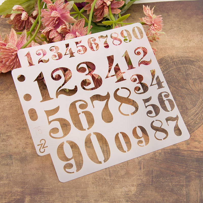 DIY Craft Alphabet Letter Sten - Photography Font recension och pris
