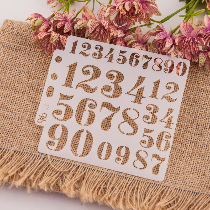 DIY Craft Alphabet Letter Sten - Photography Font recension och pris