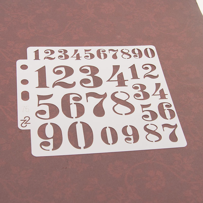 DIY Craft Alphabet Letter Sten - Photography Font recension och pris